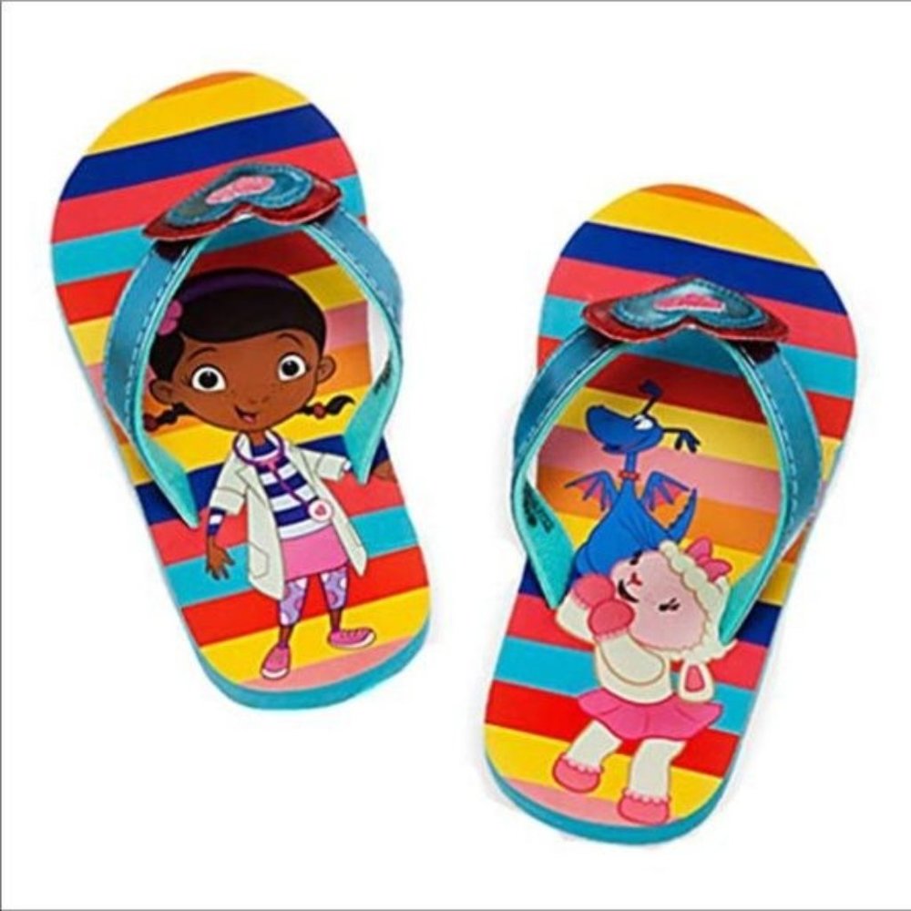 Doc McStuffins Flip Flops Disney Store 9/10